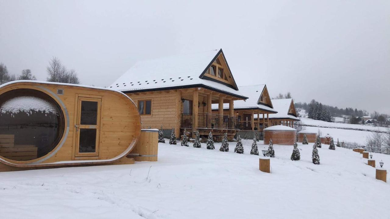 Domki Gorce Klikuszowa- Sauna, Jacuzzi Exterior foto